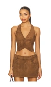 Nakedvice The Staten Vest In Brown