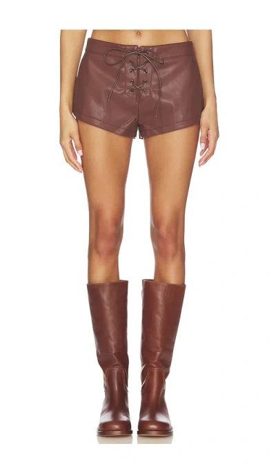 Nakedvice X Revolve The Carmine Short In Brown