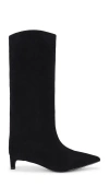 Nakedvice X Revolve The Stacey Boot In 黑色绒面