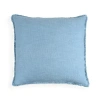 Naki & Ssam Organic Chic Solid Square Pillow Cover With Frayed Edges