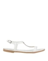Nakoa Woman Sandals White Size 7 Leather
