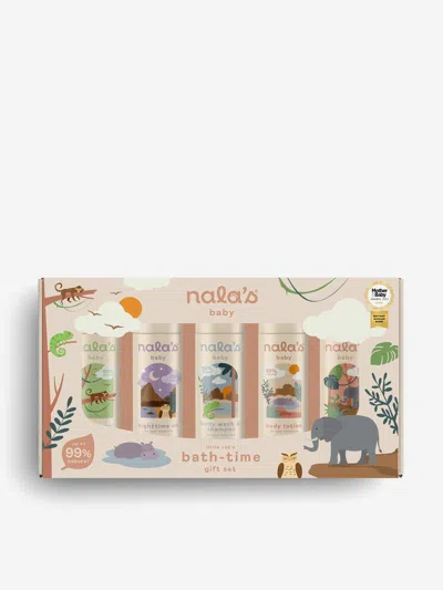 Nala's Baby Kids'  Bath-time Gift Set (x5 200ml) One Size Beige In Sand