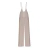 Nalè Neutrals Crop Top And Jumpsuit Co-ordinate - Cream In White