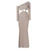 Nalè Women's Neutrals Off-shoulder Dress With Cutout - Cream In White