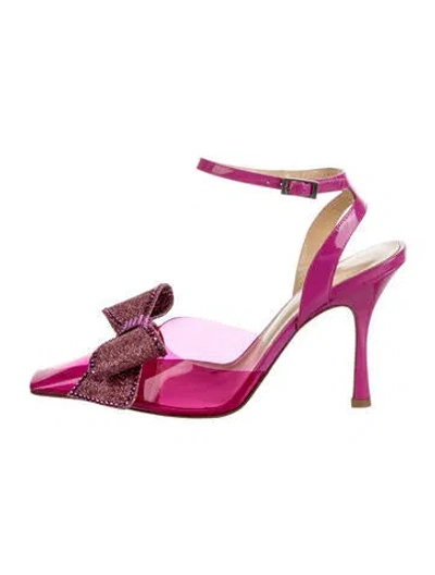 Pre-owned Nalebe Patent Leather Pumps In Pink