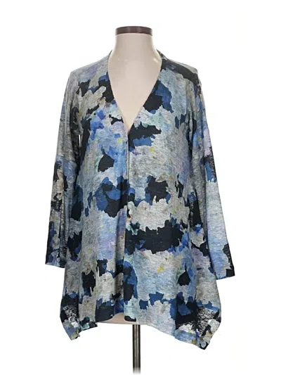 Pre-owned Nally & Millie 3/4 Sleeve Blouse In Blue