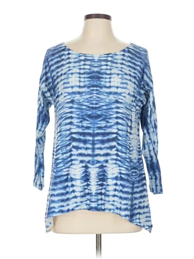 Pre-owned Nally & Millie 3/4 Sleeve T-shirt In Blue