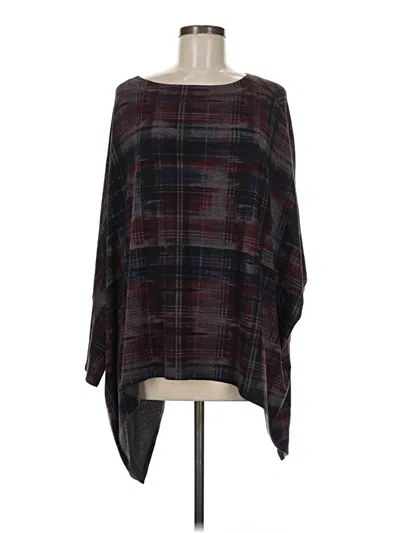 Pre-owned Nally & Millie 3/4 Sleeve T-shirt In Burgundy
