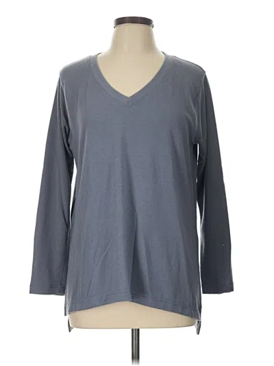 Pre-owned Nally & Millie 3/4 Sleeve T-shirt In Gray