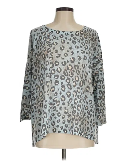 Pre-owned Nally & Millie 3/4 Sleeve T-shirt In Silver