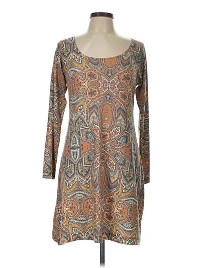 Pre-owned Nally & Millie Casual Dress In Brown