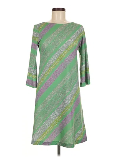 Pre-owned Nally & Millie Casual Dress In Green