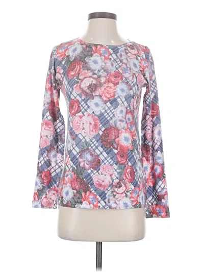 Pre-owned Nally & Millie Long Sleeve Blouse In Pink