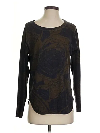 Pre-owned Nally & Millie Long Sleeve T-shirt In Brown