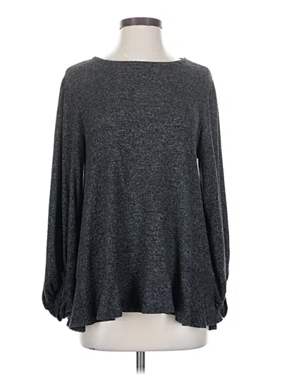 Pre-owned Nally & Millie Long Sleeve T-shirt In Gray