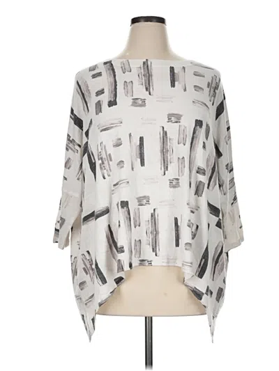 Pre-owned Nally & Millie Poncho In Silver