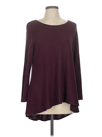 Pre-owned Nally & Millie Pullover Sweater In Burgundy