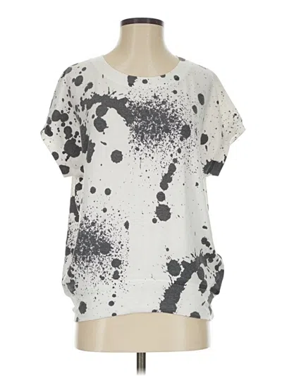 Pre-owned Nally & Millie Short Sleeve T-shirt In Silver