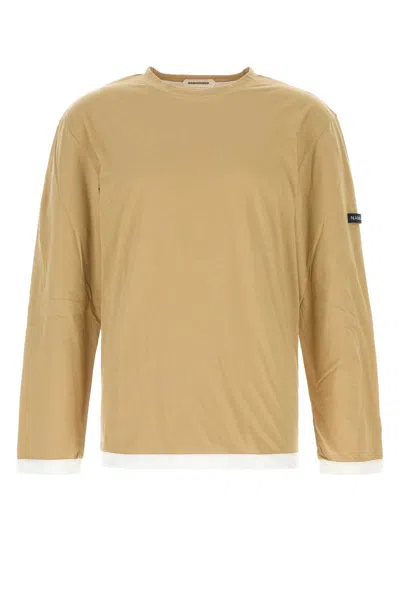 Namacheko 100% Cotton T-shirt In Beige O Tan