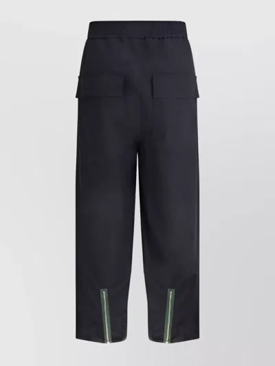 Namacheko Adjustable Paneled Parachute Trousers Zippers In Gray