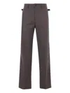 Namacheko Attila Houndstooth-pattern Trousers In Gray