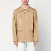 Namacheko Beige Overshirt Jacket In Cotton In Brown