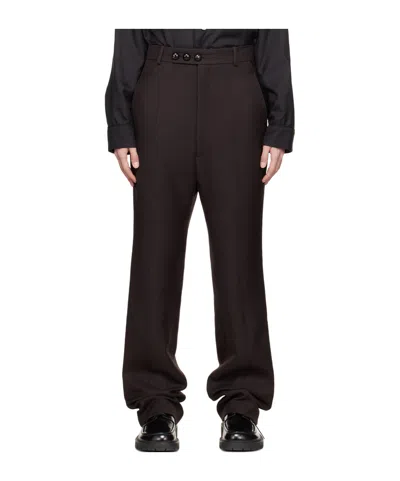 Namacheko Belt-loop Casual Pants In Black