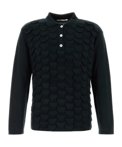NAMACHEKO BIRD FEATHER POLO SHIRT
