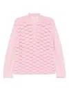 Namacheko Bird Feather Polo Shirt In Pink