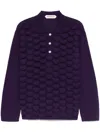 Namacheko Bird Feather Sweater In Purple
