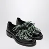 Namacheko Black Leather Derby Shoes In Black