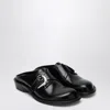 Namacheko Black Leather Shoes With Buckle