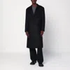 Namacheko Wool Coat With Notched Lapel And Pockets In Black