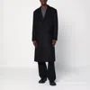 Namacheko Wool Coat With Notched Lapel And Pockets In Black