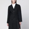 Namacheko Jacket Button Detailing Notched Lapels Structured Shoulders In Blue
