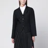 Namacheko Jacket Button Detailing Notched Lapels Structured Shoulders In Black