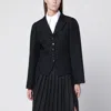 Namacheko Jacket Button Detailing Notched Lapels Structured Shoulders In Black