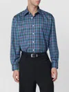 Namacheko Light Blue Shirt With Check Pattern In Blue
