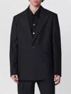 Namacheko Single-breasted Jacket Grey Pattern In Wool In Black