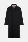 Namacheko Long-sleeved Coat In Black Stripe