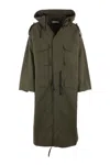 Namacheko Multiple Pockets Coat In Grass Green