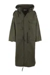 Namacheko Multiple Pockets Coat In Grass Green