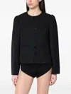Namacheko Regiment Black Jacket In Silk Blend In Black