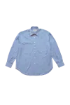 Namacheko Light Blue Striped Cotton Shirt