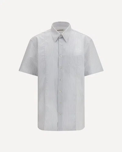 Namacheko Cordelia Striped Short-sleeves Shirt In White