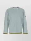 Namacheko Cotton T-shirt Contrast Hem In Blue
