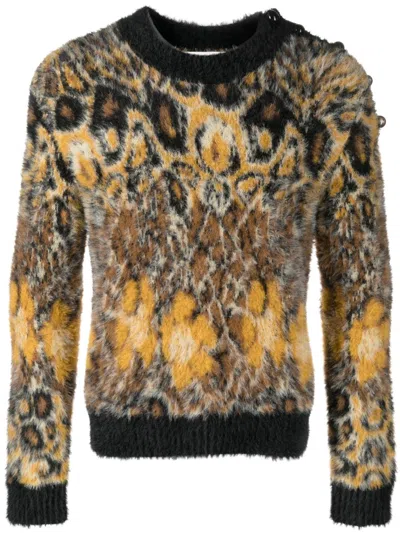 Namacheko Dalia Crewneck Flower Print Brown