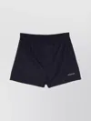 Namacheko Midnight Blue Bermuda Sports Shorts In Black