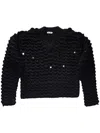 Namacheko Embellished V-neck Jumper In Black