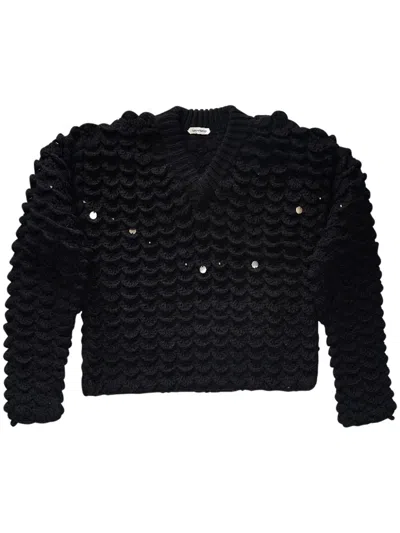 Namacheko Embellished V-neck Jumper In Black
